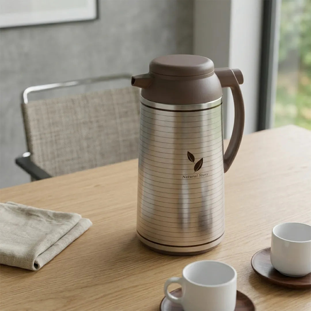 AFFB-16-XT Zojirushi Satin Leaf Handy Pot Vacuum Flask – 1.55 L