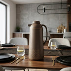 AGYE-13-TZ Zojirushi Gold Brown Handy Pot Vacuum Flask – 1.3 L