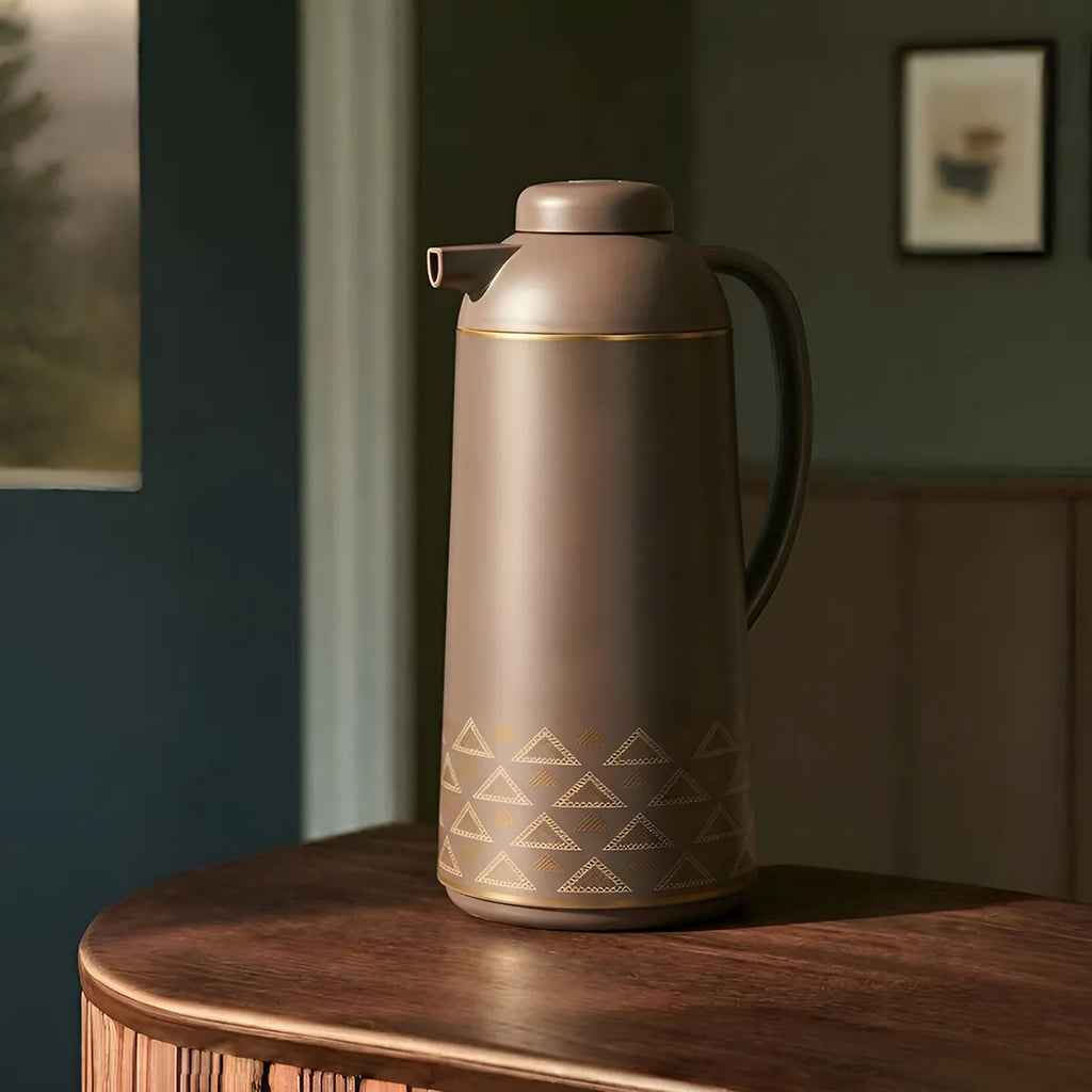 AGYE-19-TZ Zojirushi Gold Brown Handy Pot Vacuum Flask – 1.85 L