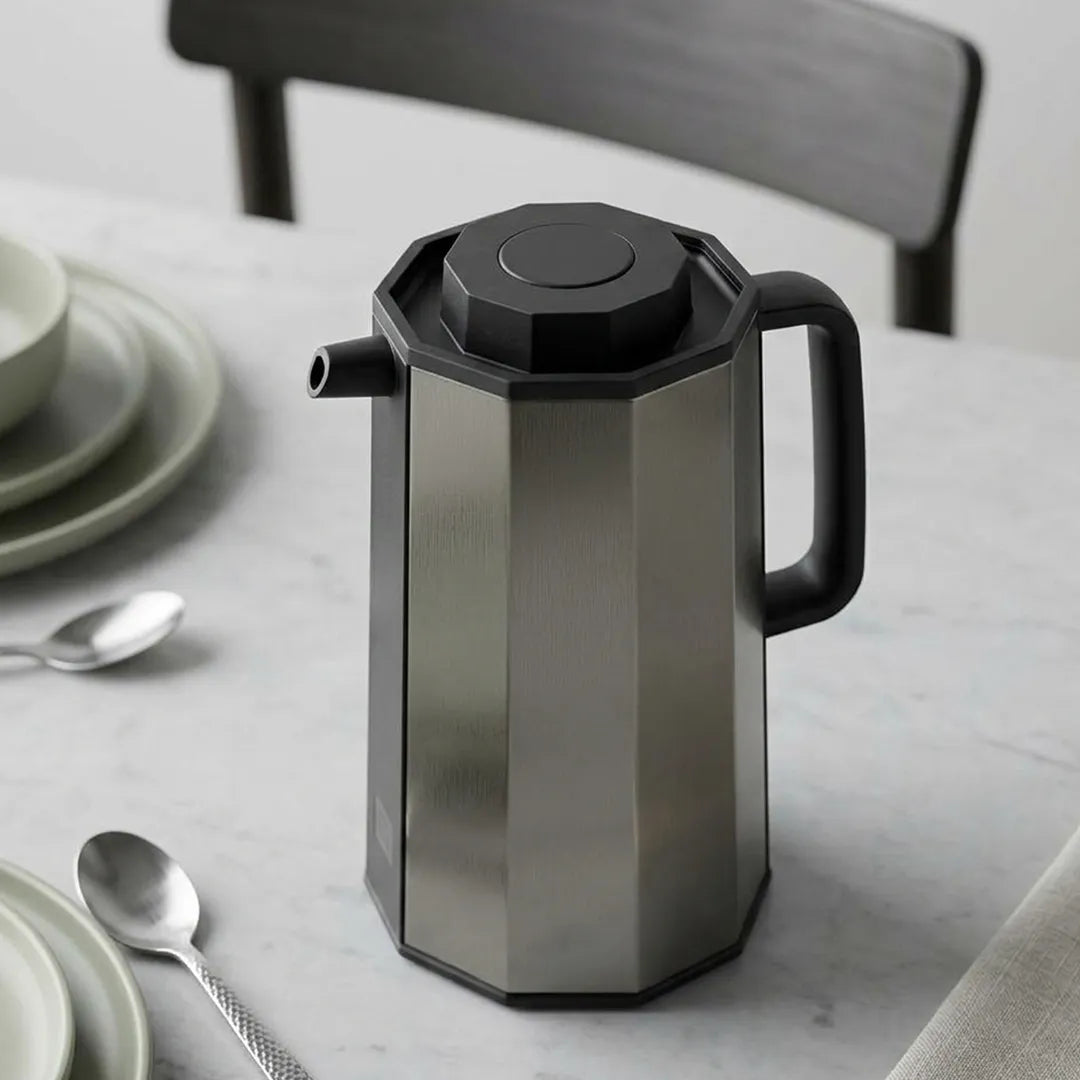 AH-EAE10-NA Zojirushi Metallic Silver Glass Vacuum Carafe – 1.0 L