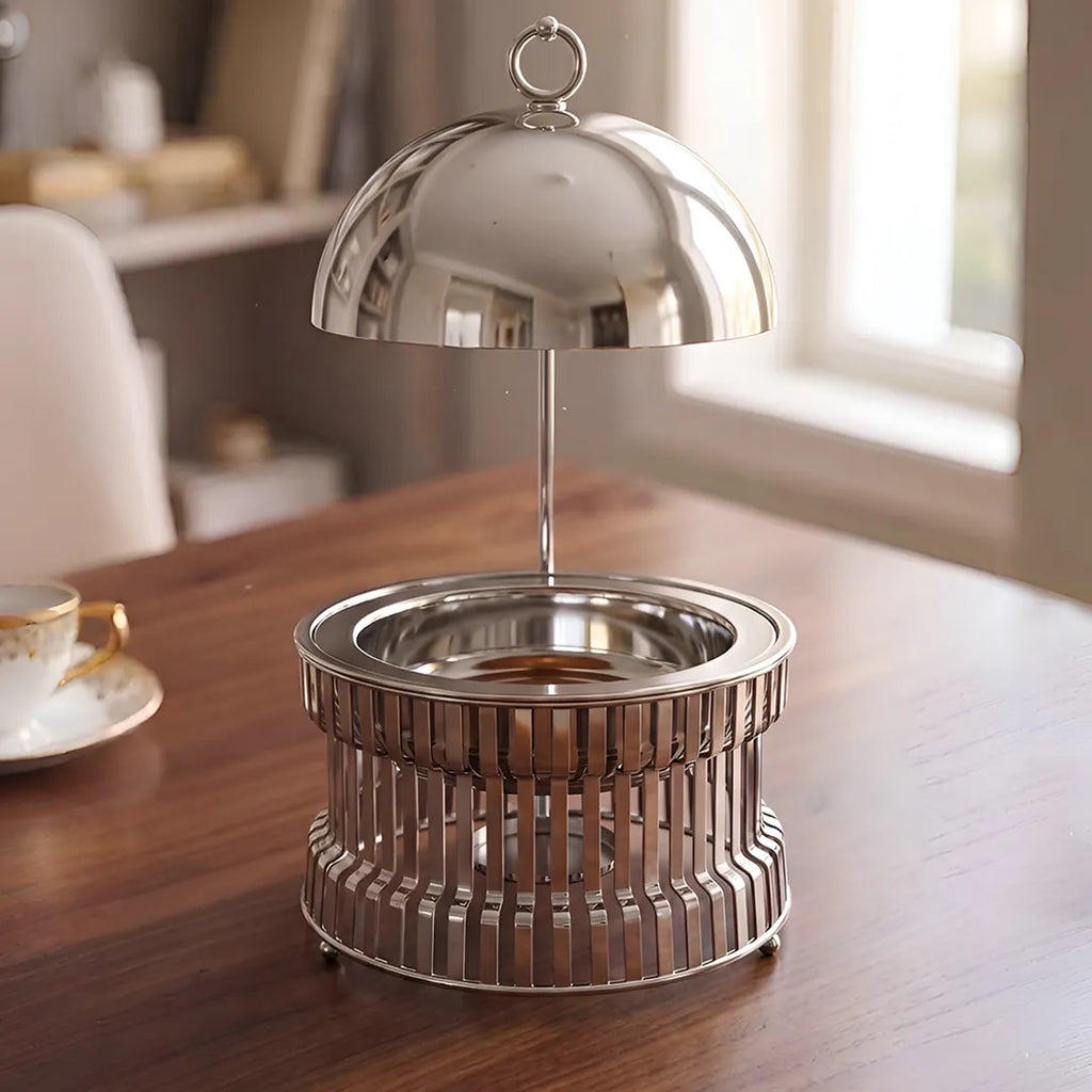 AHE-2496B Chafing Dish with Lid and Stand 2.5L