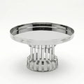 AHE-2498 Round Cake Stand Silver Finish Large
