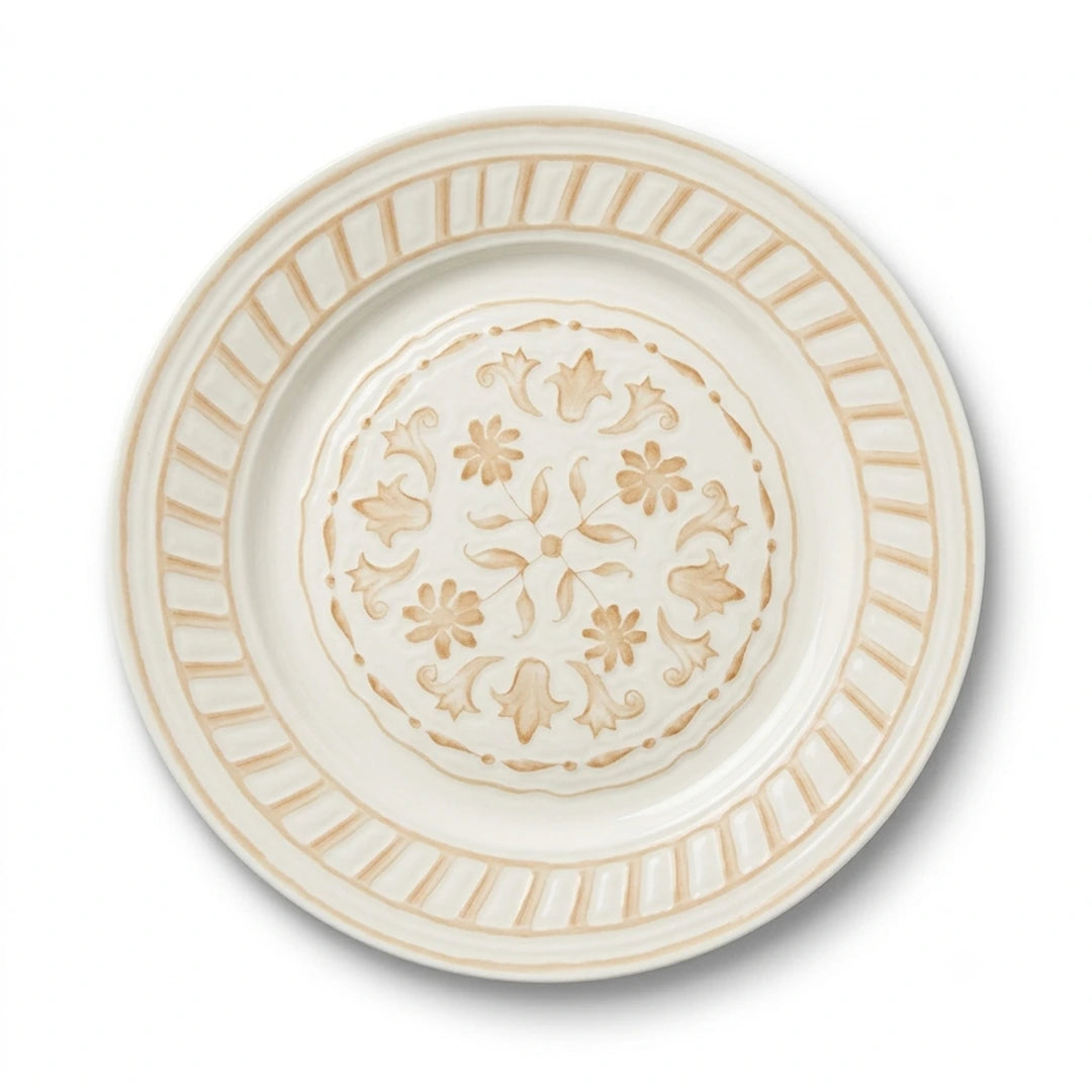 Luhpar Verona ivory serving platter, 12 inch