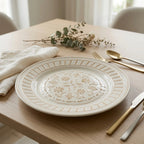 Luhpar Verona ivory serving platter, 12 inch — alternate view