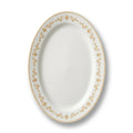 Luhpar Verona ivory oval serving plate, 12 inch