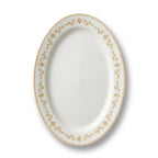 Luhpar Verona ivory oval serving plate, 12 inch