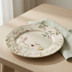 Luhpar Chinoserie Floral porcelain serving platter, 12 inch — alternate view