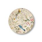 Luhpar Chinoserie Floral porcelain side plate, 7.5 inch with gold rim