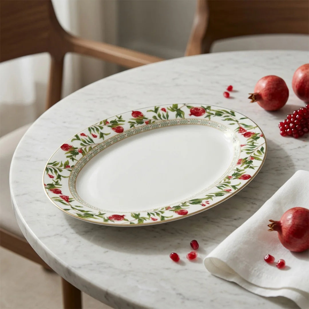 AM -028 12" Oval Plate