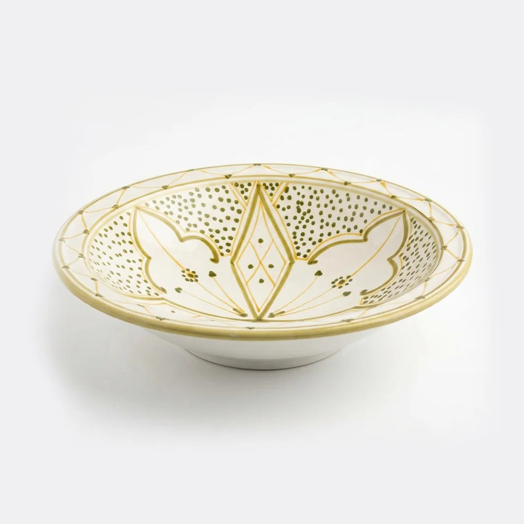 P-B 23 Medina Hand-Painted Ceramic Deep Plate – 23 cm