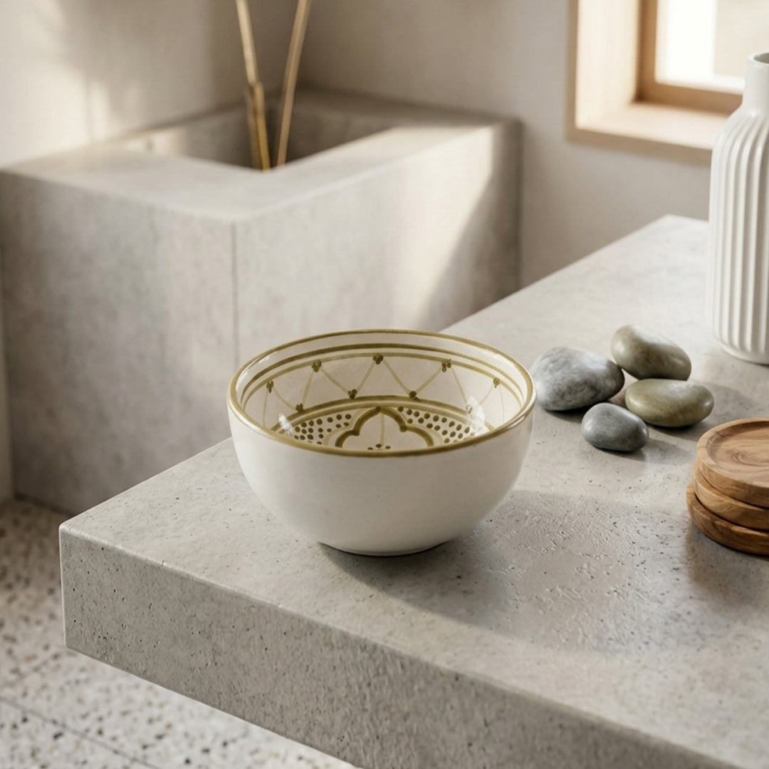 P-B 8 Medina Hand-Painted Ceramic Bowl – 8 cm