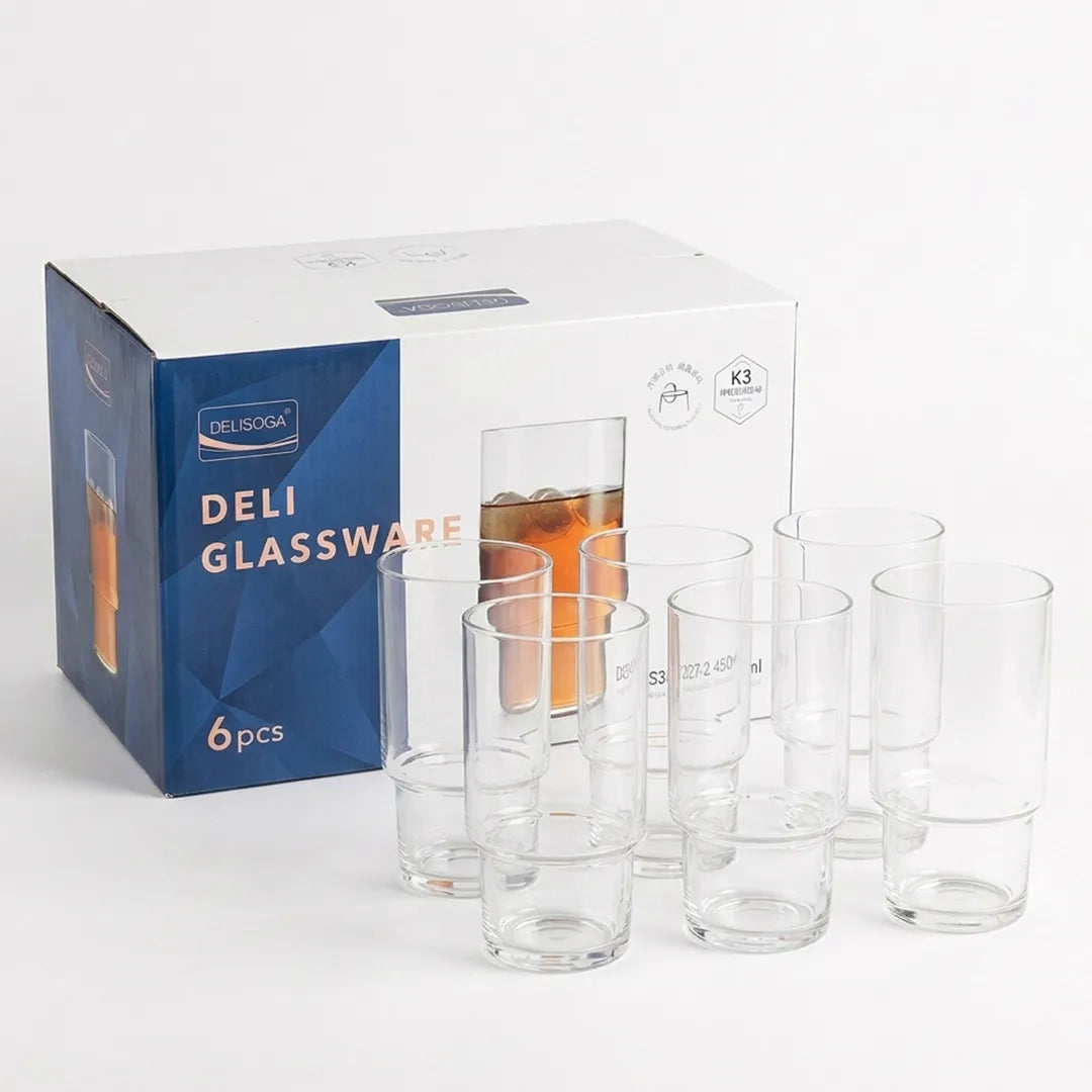 DCS3027-2 Glass Tumbler 450 ml Set of 6