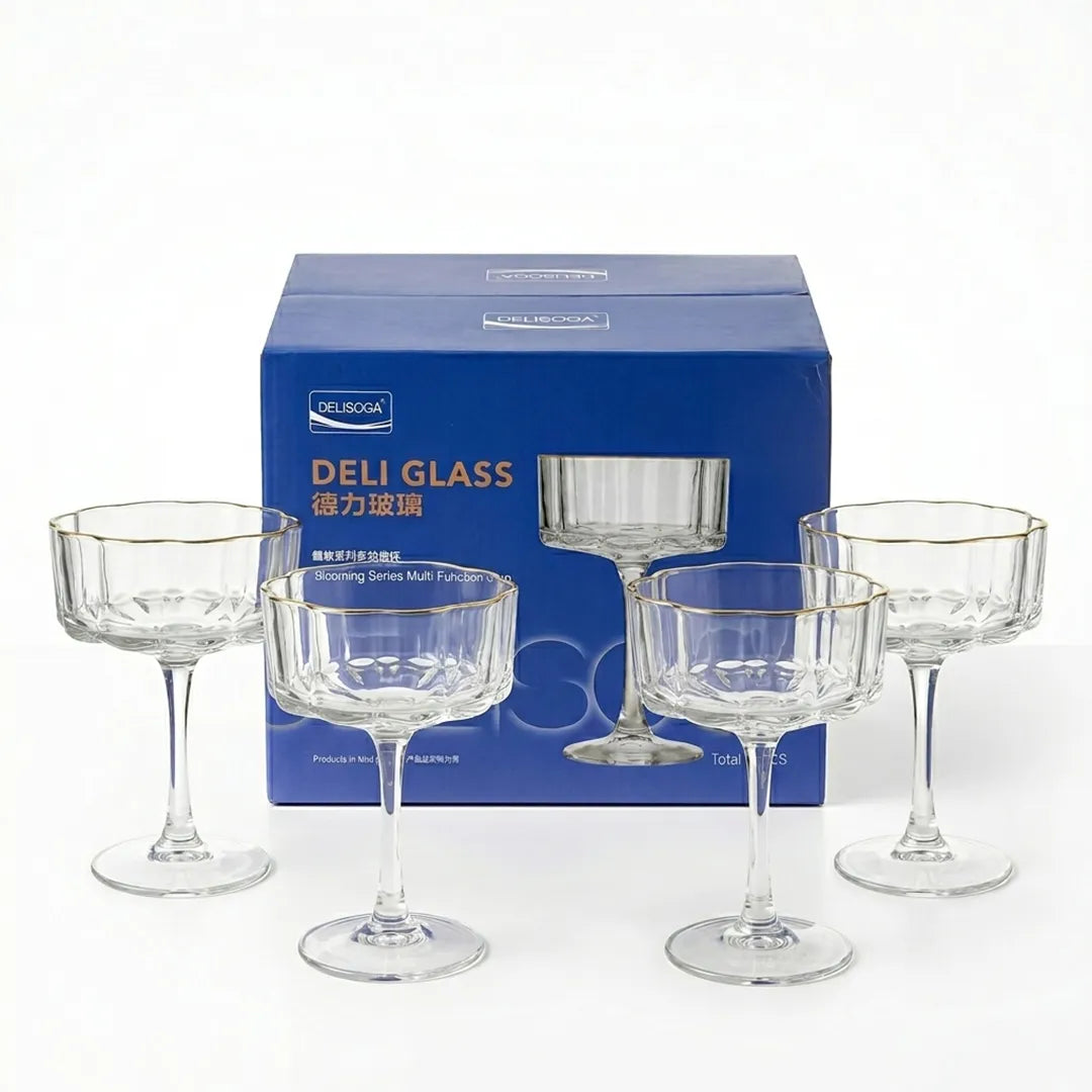 DSJ0438R Glass Coupe 380 ml Set of 4