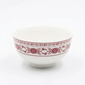 EM-014 Scarlet Whisper Bowl 4" – Burgundy Rim