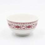 EM-014 Scarlet Whisper Bowl 4" – Burgundy Rim