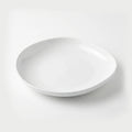 Luhpar Pebble Collection white egg-shape plate, 8 inch
