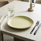 Luhpar Pebble Collection green egg-shape plate, 9 inch — alternate view