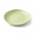 Luhpar Pebble Collection green egg-shape plate, 9 inch