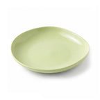 Luhpar Pebble Collection green egg-shape plate, 9 inch