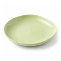 Luhpar Pebble Collection green egg-shape dinner plate, 10.5 inch
