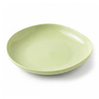 Luhpar Pebble Collection green egg-shape dinner plate, 10.5 inch