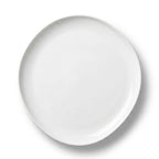 Luhpar Pebble Collection white egg-shape dinner plate, 10.5 inch — alternate view
