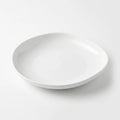 Luhpar Pebble Collection white egg-shape plate, 9 inch