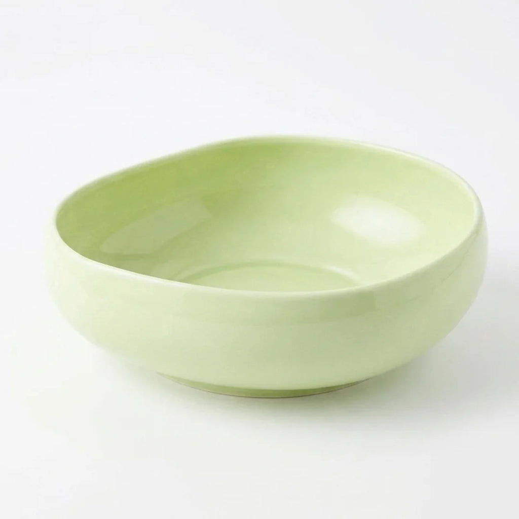 Luhpar Pebble Collection green egg-shape bowl, 205mm