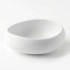 Luhpar Pebble Collection white egg-shape bowl, 205mm