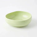 Luhpar Pebble Collection green egg-shape small bowl, 130mm