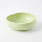 Luhpar Pebble Collection green egg-shape small bowl, 130mm