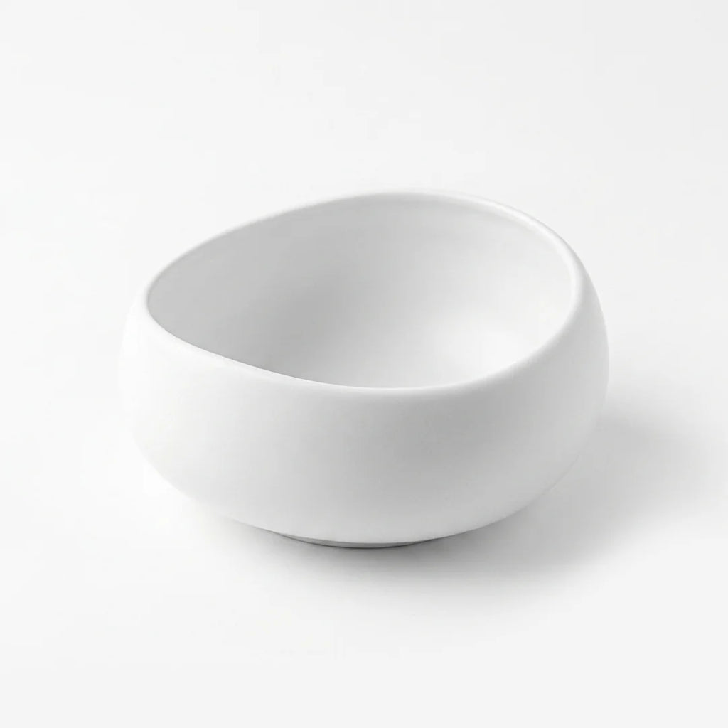 Luhpar Pebble Collection white egg-shape small bowl, 130mm
