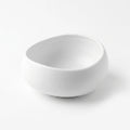 Luhpar Pebble Collection white egg-shape small bowl, 130mm