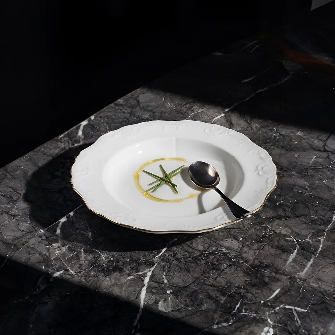 HO-001 Imperia Porcelain Soup Plate – 9"