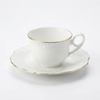 HO-003 Imperia Porcelain Espresso Cup & Saucer Set of 12 Pieces – 90 ml