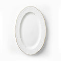 HO-007 Imperia Oval Porcelain Serving Platter – 12"