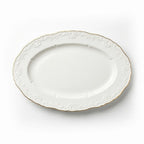 HO-007 Imperia Oval Porcelain Serving Platter – 12"