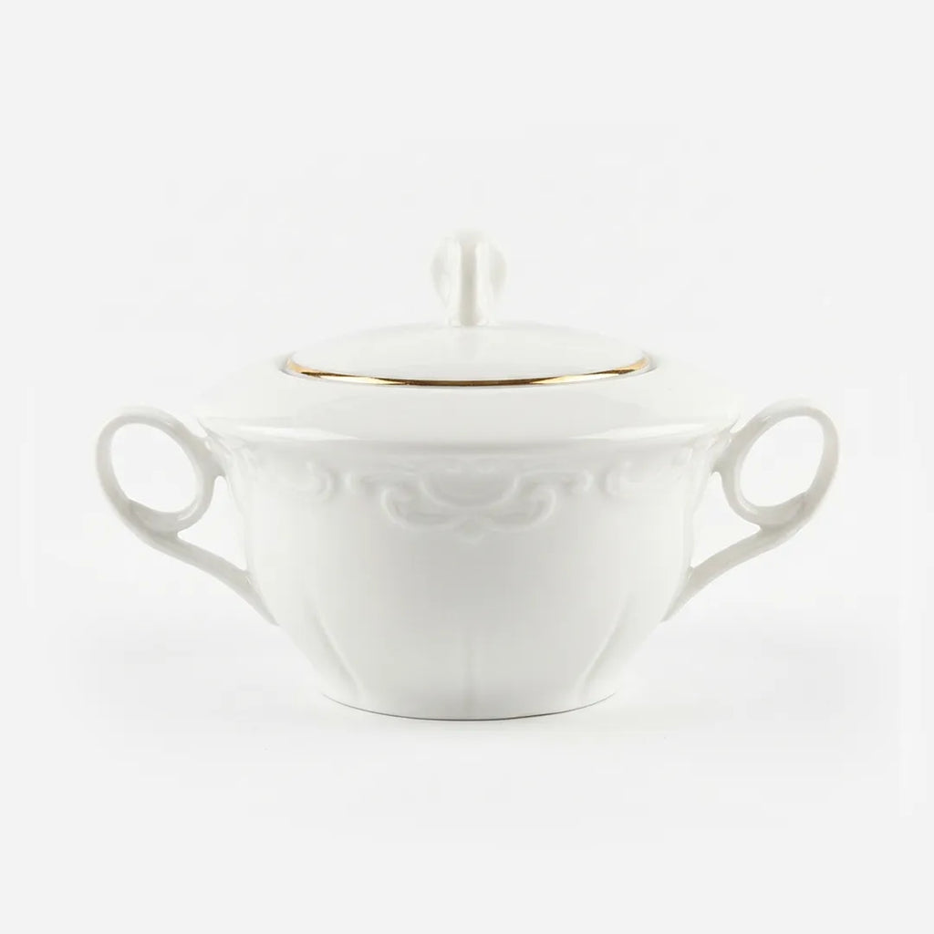 HO-013 Imperia Porcelain Sugar Pot with Lid – 2.5"