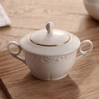 HO-013 Imperia Porcelain Sugar Pot with Lid – 2.5"
