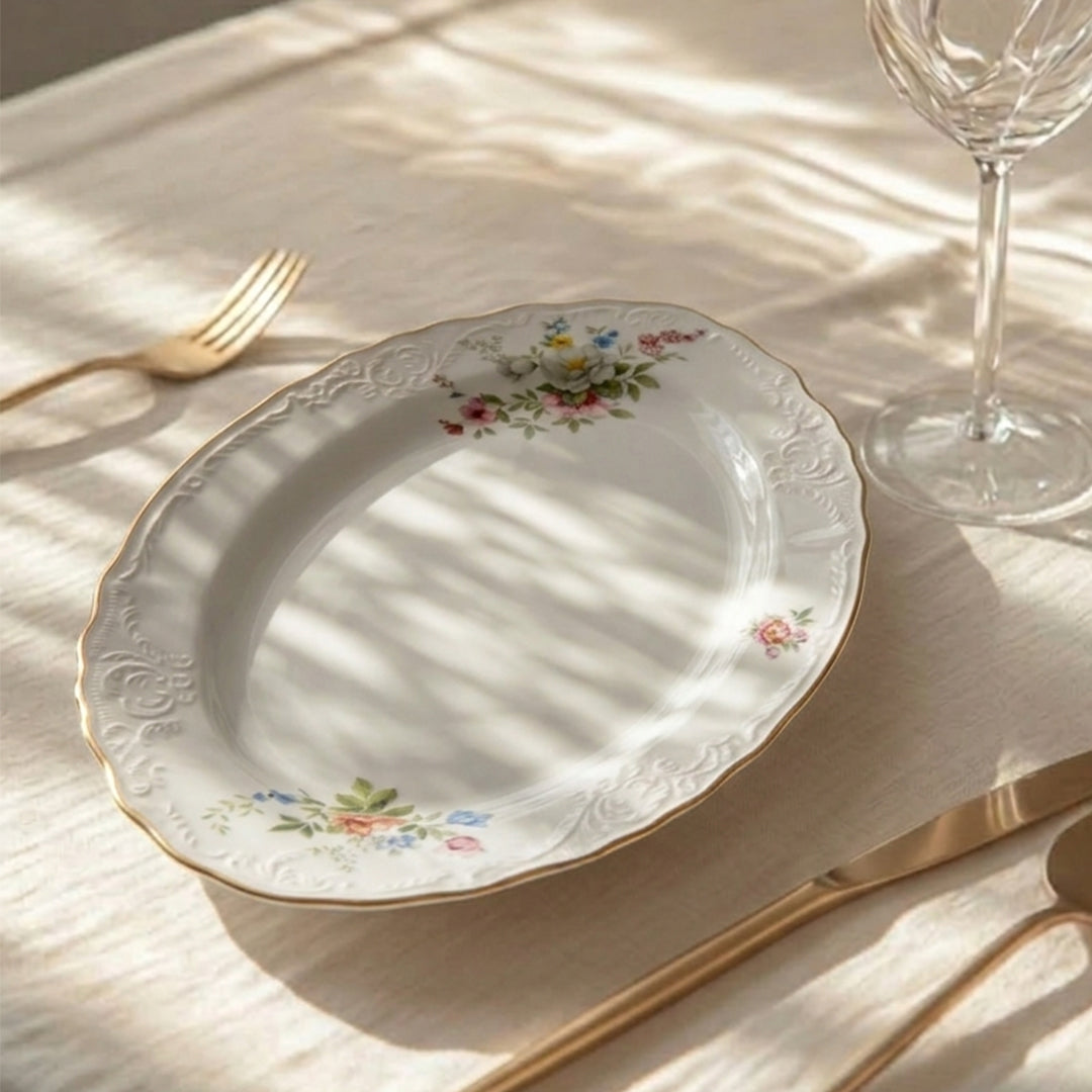 SR-017 14" Oval Plate