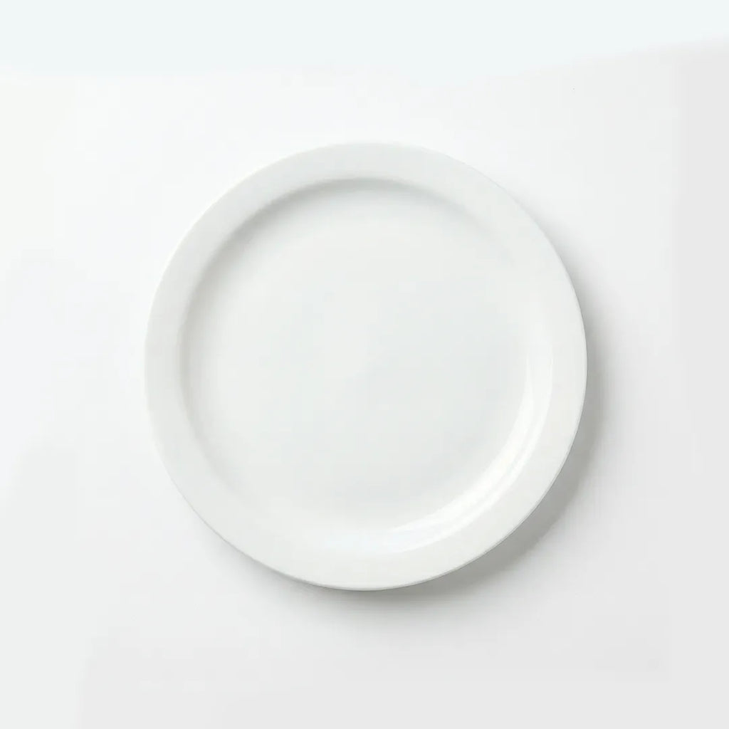 A0056 – Horeca Small Rim Plate White 9.25"