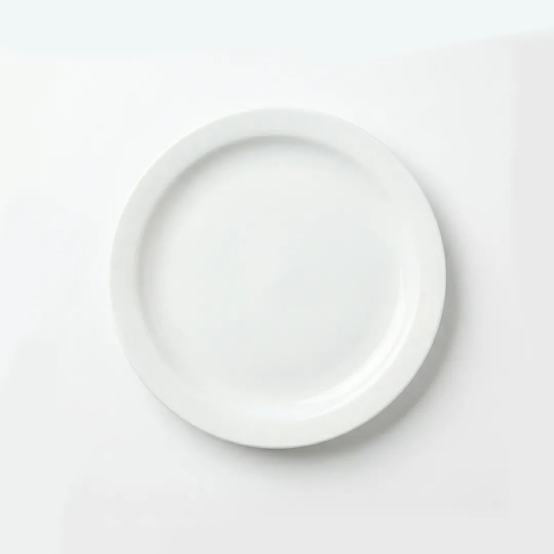 A0056 – Horeca Small Rim Plate White 9.25"