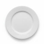 A0077 – Horeca Rimmed Plate White 16"