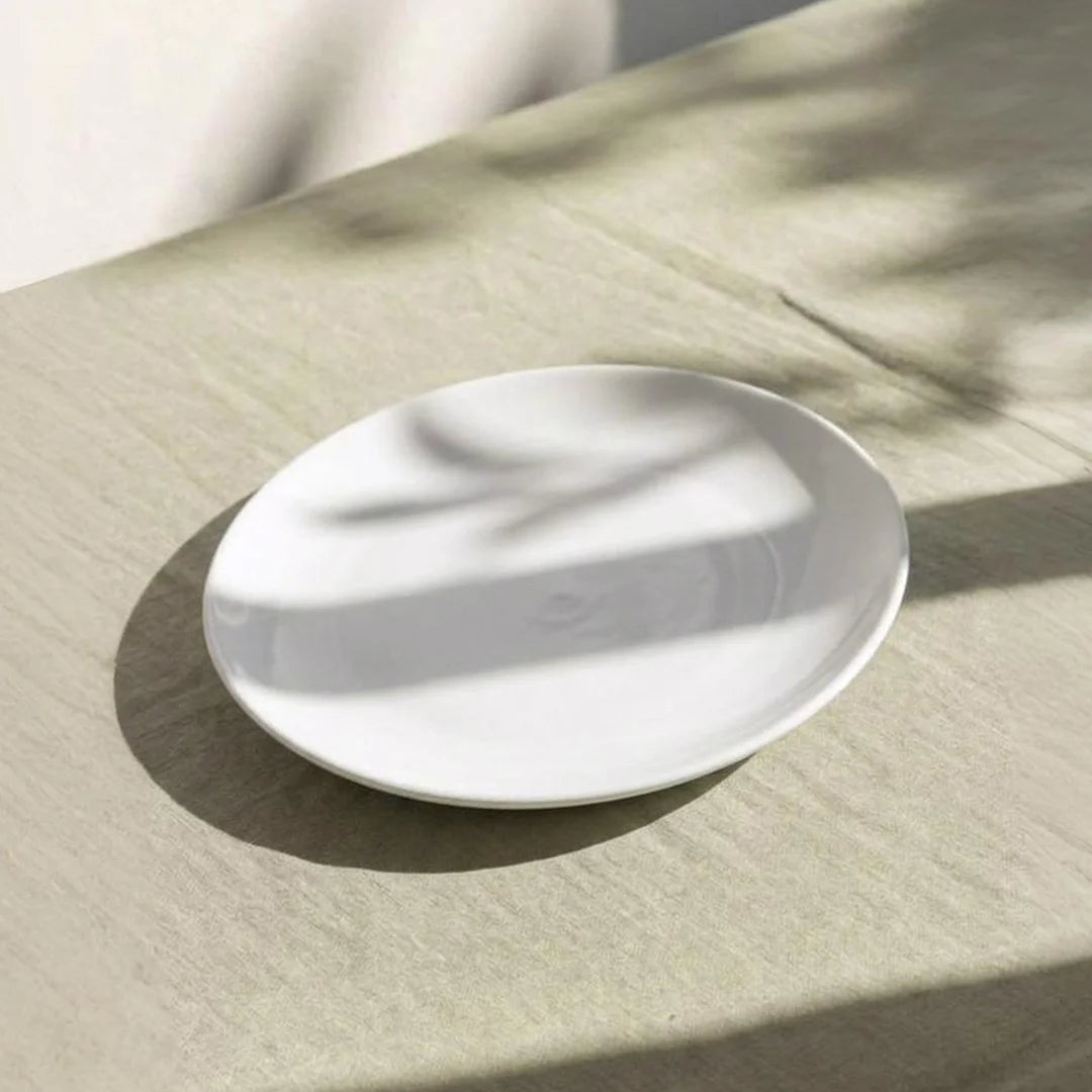 A12350 – طبق أبيض بحافة من Horeca مقاس 9 بوصات
