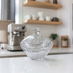 MS1202ZL Glass Sugar Bowl with Lid 16 cm