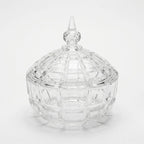 MS3101L Glass Sugar Bowl with Lid 16 cm