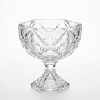 MS3102F Glass Fruit Bowl with Stand 20 cm