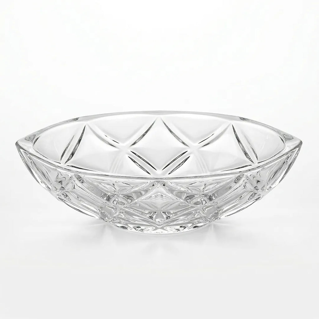 MS3118 Glass Bowl Oval Shape 28×20 cm
