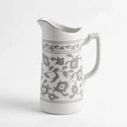 P-B 12 Selene Botanical Motif Ceramic Water Pitcher – 20 cm