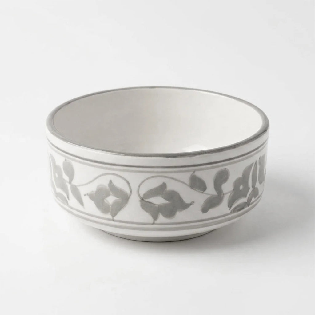 P-B 14 Selene Botanical Motif Ceramic Bowl – 14 cm